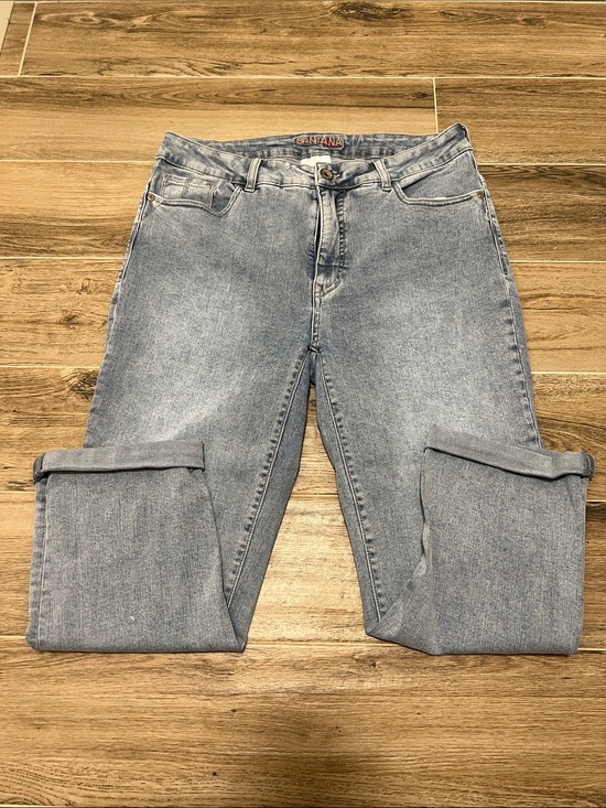 Santana Jeans Denim - Santana Light Blue Cropped Women's Jeans